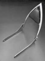 Opěrka Highway Hawk ARCH pro motocykly HONDA VT750DC Spirit, chrom (sada)